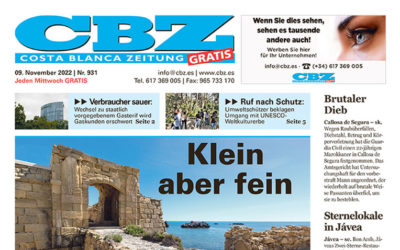 Costa Blanca Zeitung – 09. November 2022
