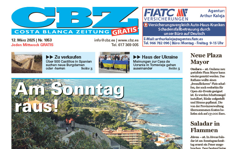 Costa Blanca Zeitung – 12. März 2025