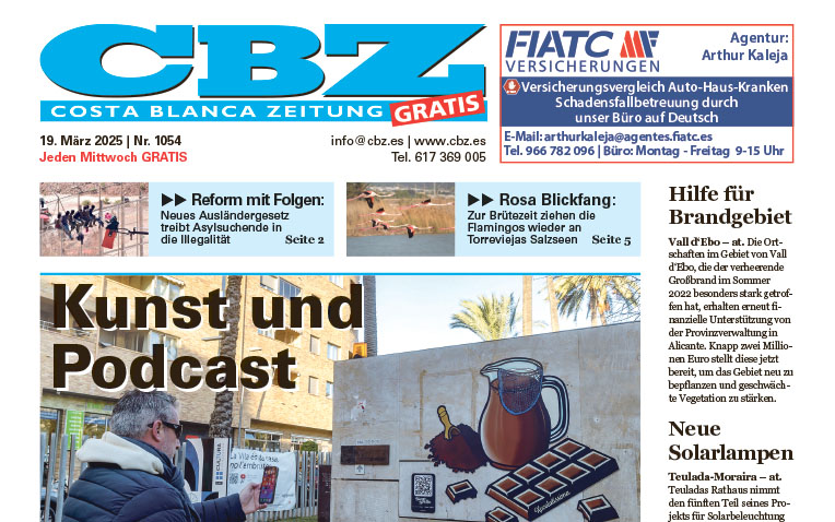 Costa Blanca Zeitung – 19. März 2025
