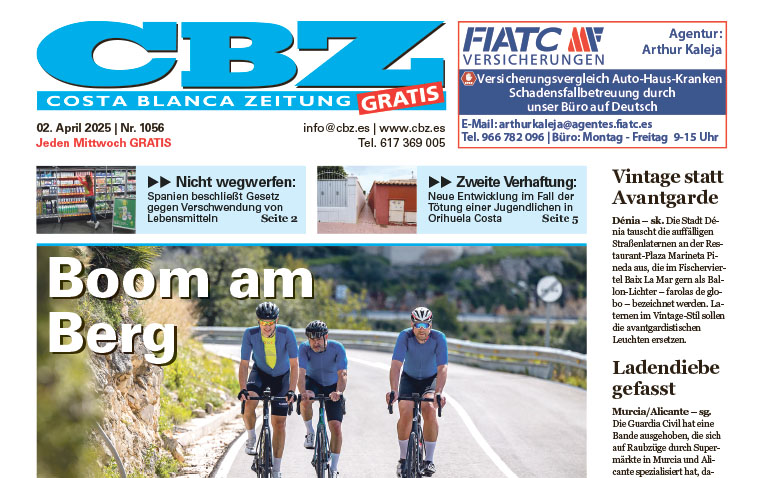 Costa Blanca Zeitung – 02. April 2025