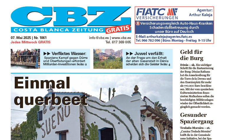 Costa Blanca Zeitung – 07. Mai 2025