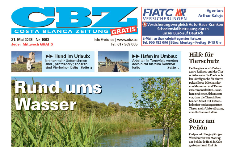 Costa Blanca Zeitung – 21. Mai 2025
