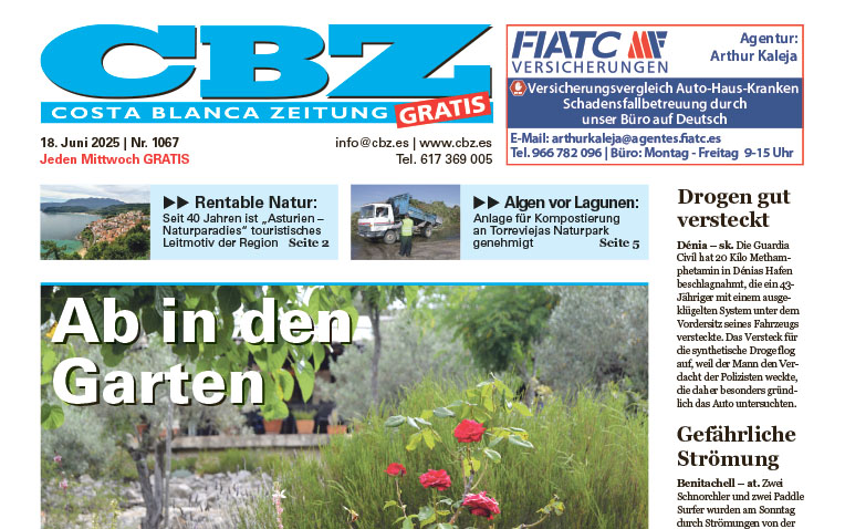 Costa Blanca Zeitung – 18. Juni 2025