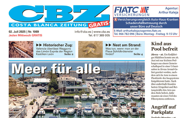 Costa Blanca Zeitung – 2. Juli 2025