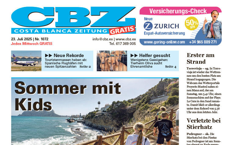 Costa Blanca Zeitung - 23. Juli 2025