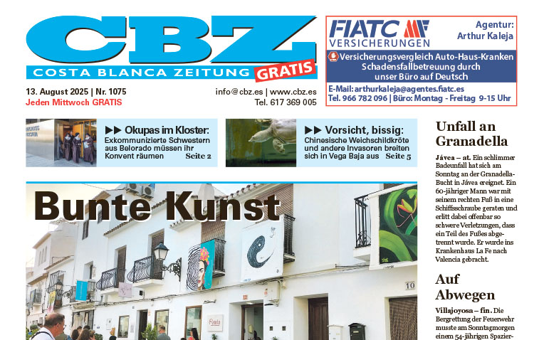 Costa Blanca Zeitung - 13. August 2025