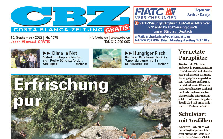 Costa Blanca Zeitung – 10. September 2025
