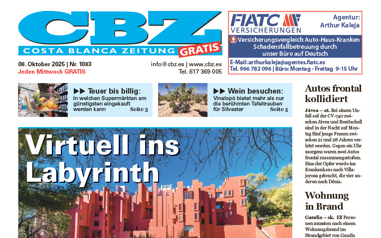 Costa Blanca Zeitung – 8. Oktober 2025