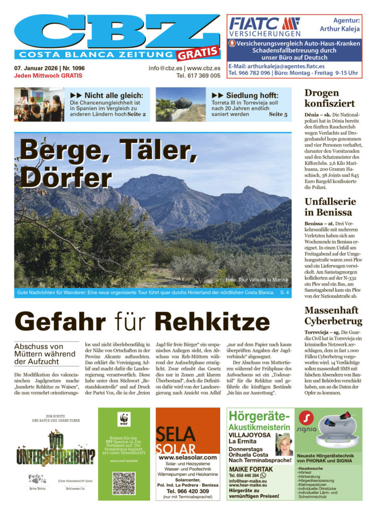Costa Blanca Zeitung - 7. Januar 2026