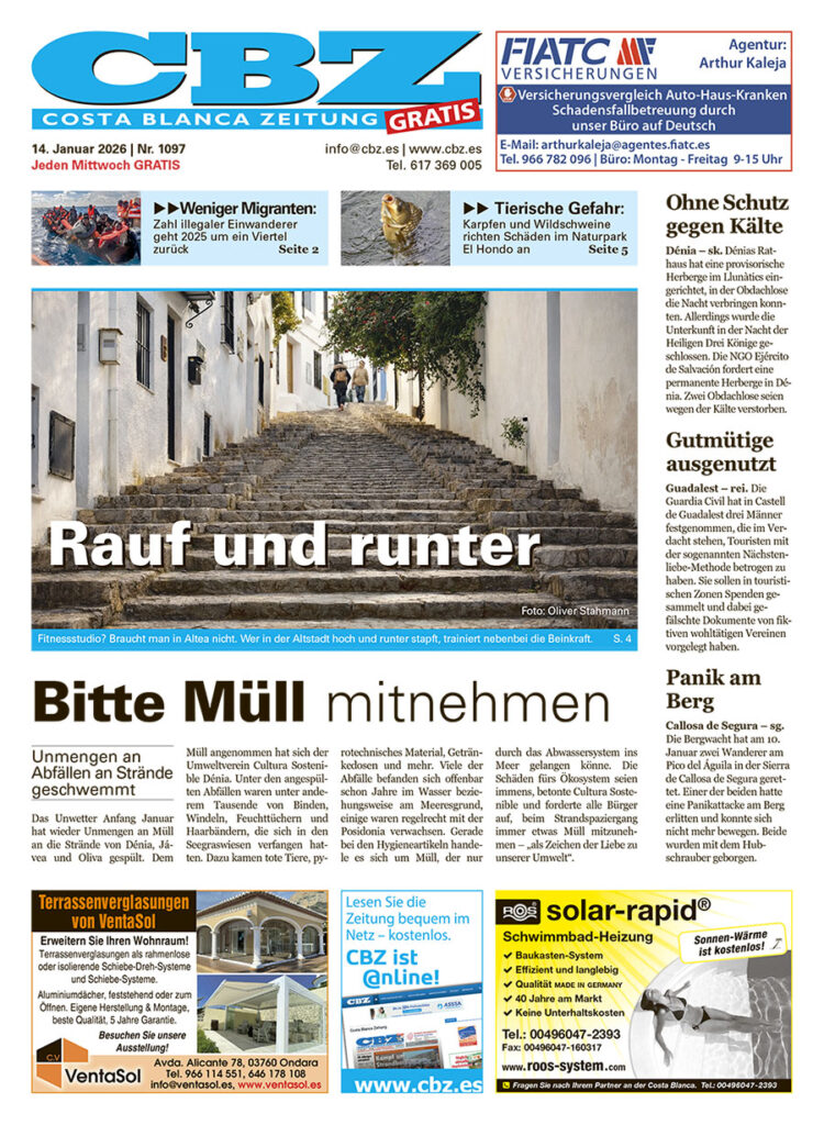 Costa Blanca Zeitung - 14. Januar 2026