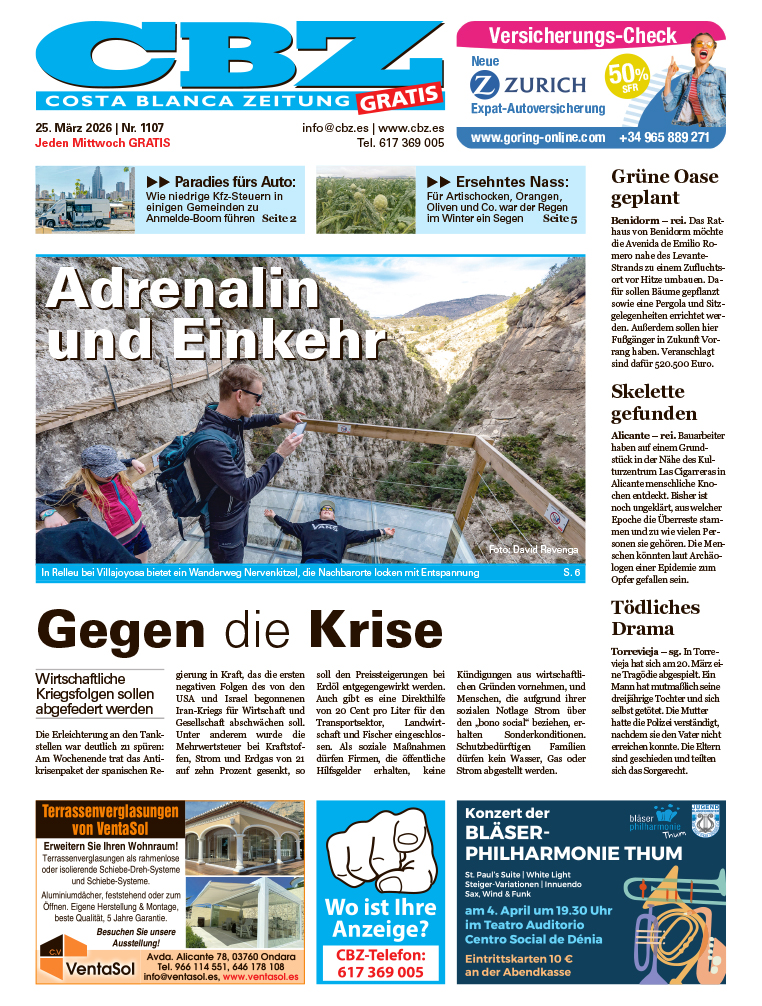 Costa Blanca Zeitung - 25. März 2026