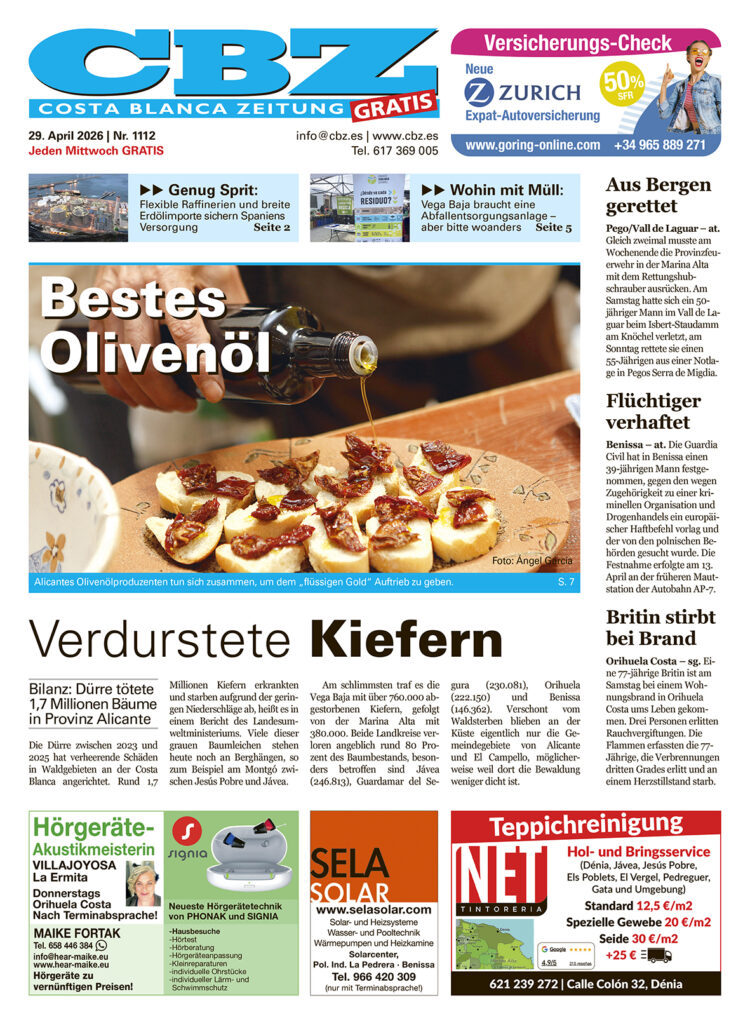 Costa Blanca Zeitung - 28. April 2026