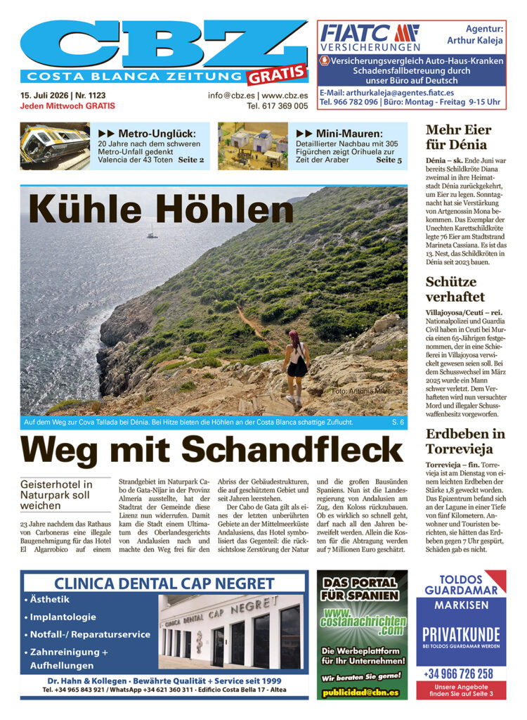 Costa Blanca Zeitung - 15. Juli 2026