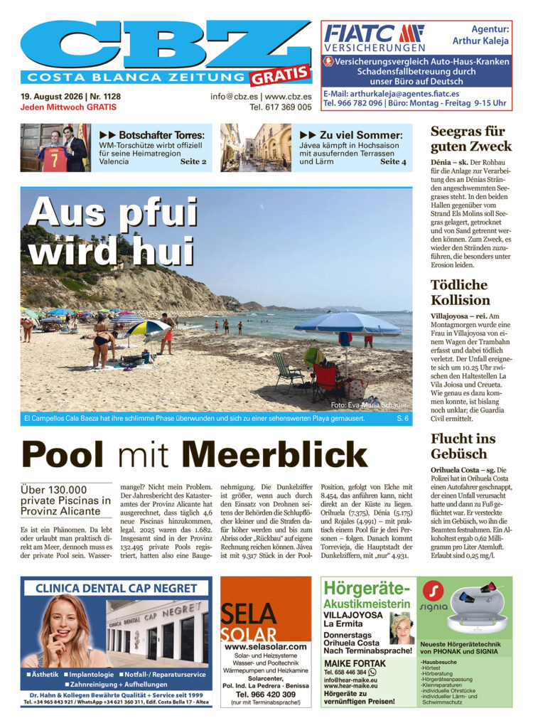 Costa Blanca Zeitung - 19. August 2026